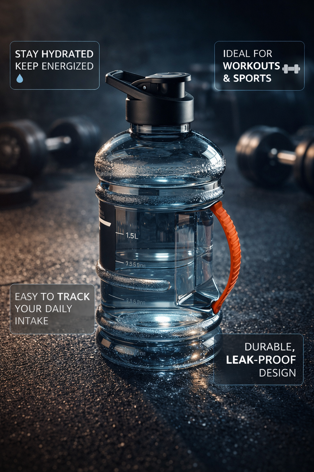 premium Water Gallon 1.5 ltr