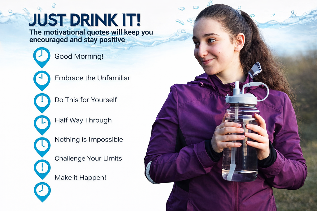 2 Litre Motivational premium Water Bottle